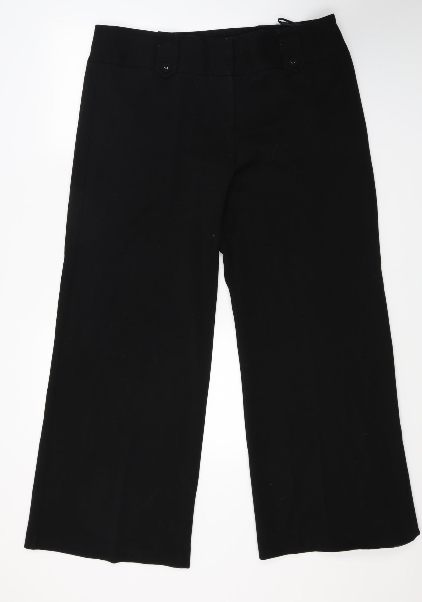 M&Co Womens Black   Trousers  Size 18 L28 in