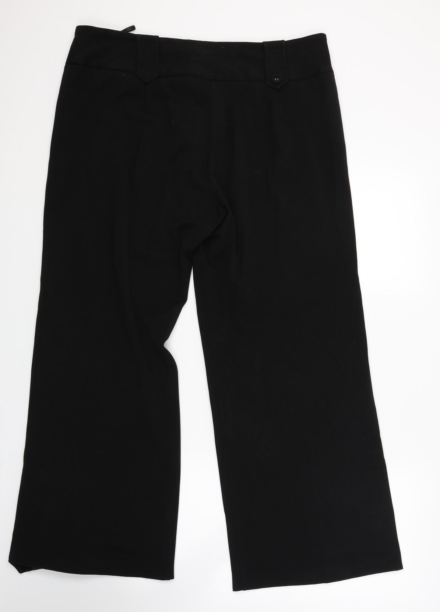 M&Co Womens Black   Trousers  Size 18 L28 in
