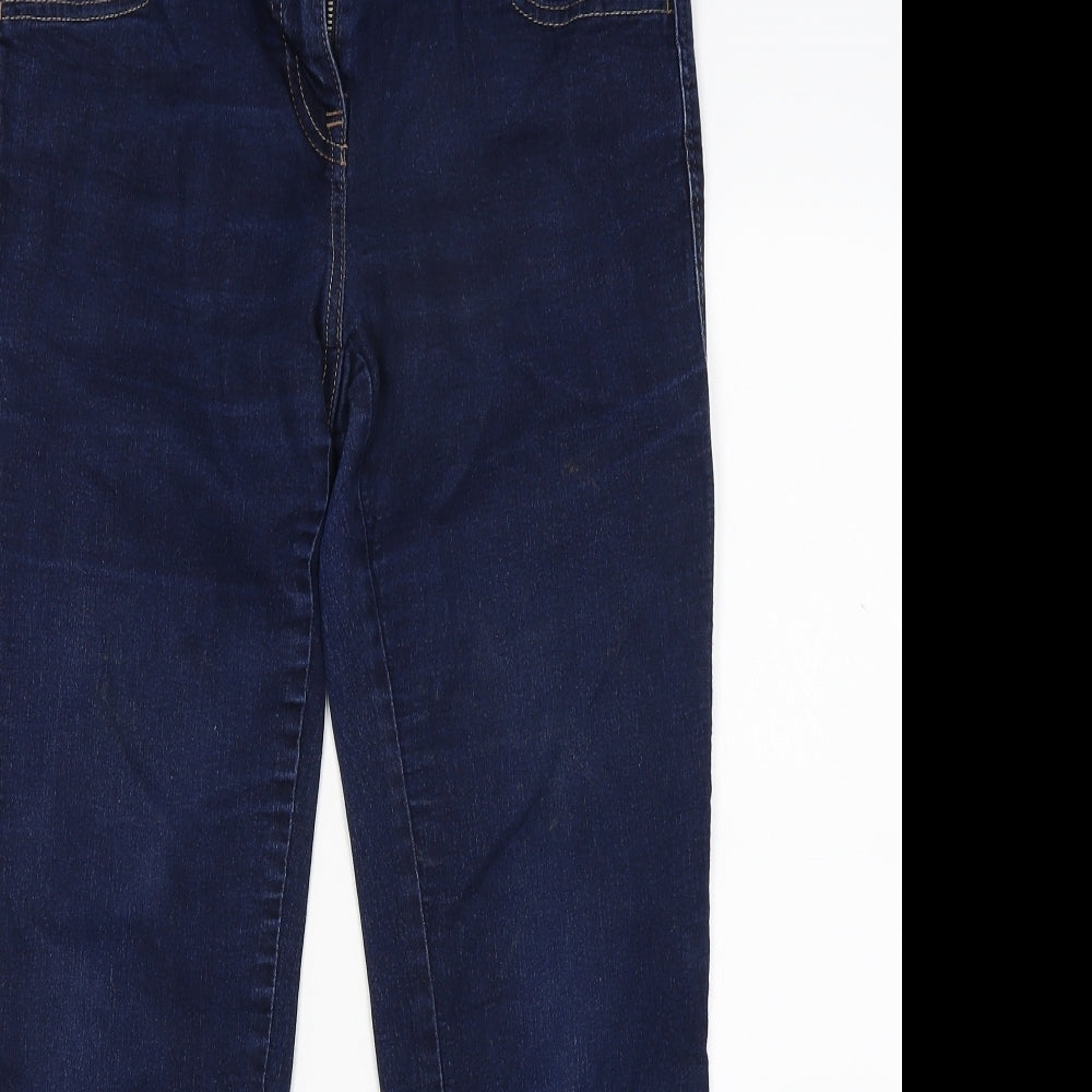 NEXT Womens Blue  Denim Cropped Jeans Size 12 L23 in