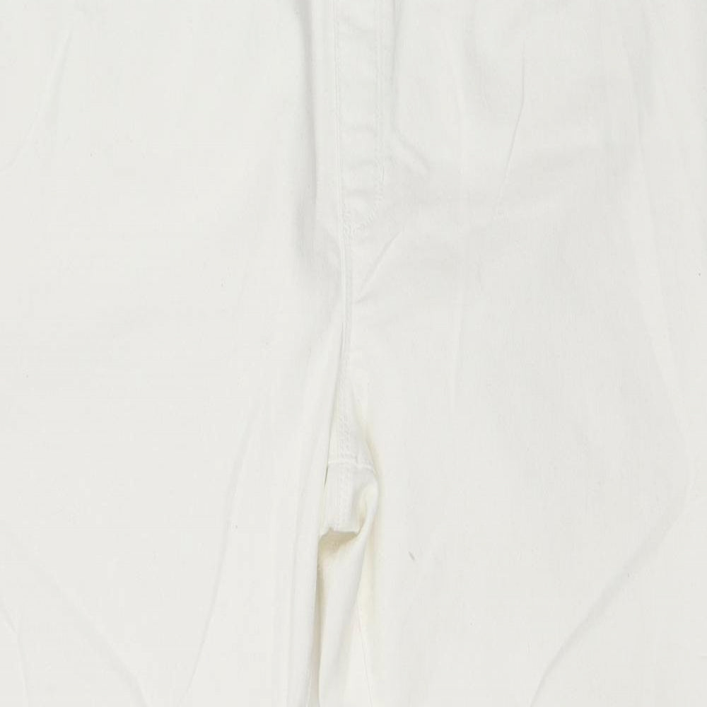 George Womens White  Denim Jegging Jeans Size 18 L29 in