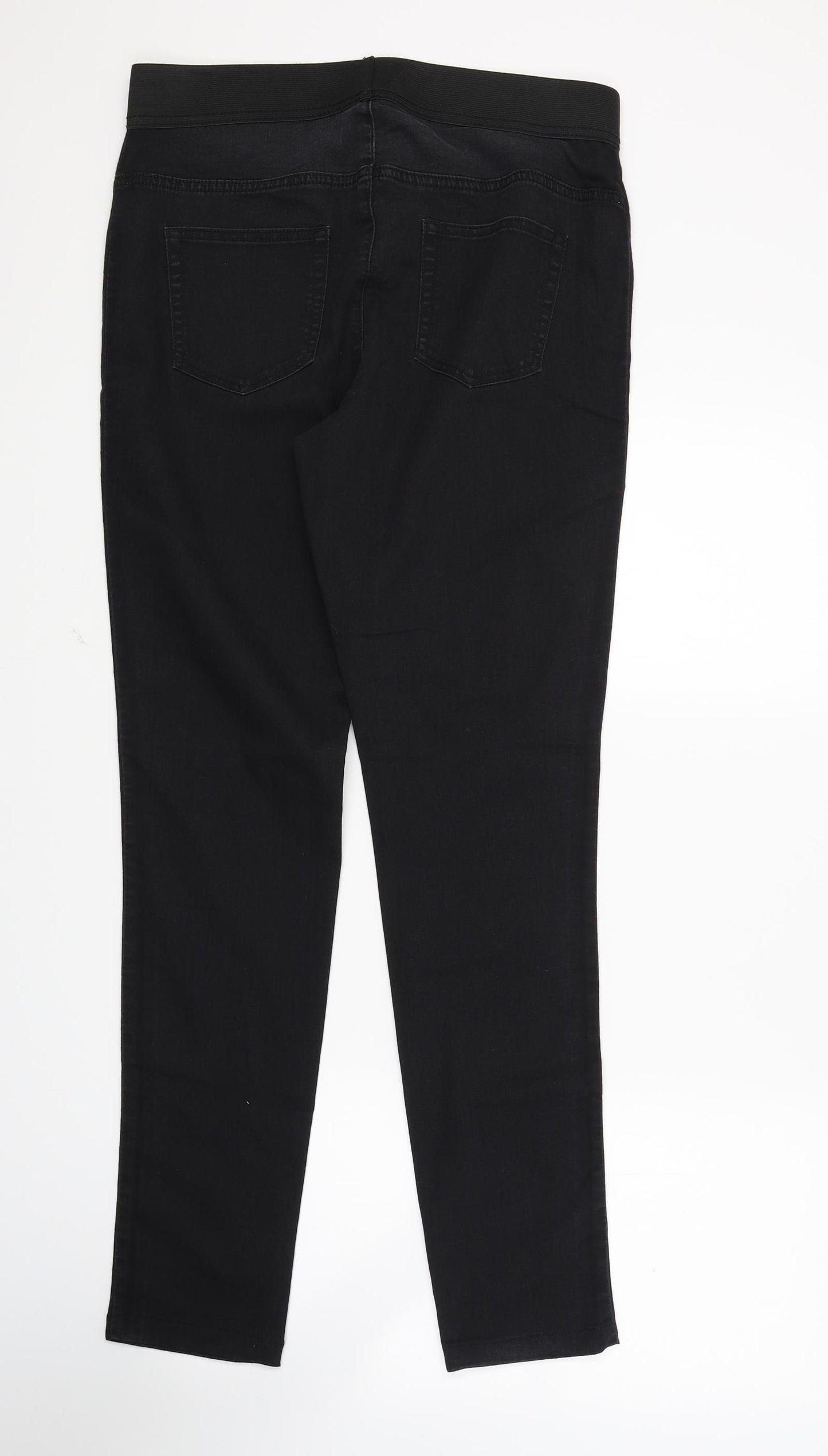 Marks and Spencer Womens Black  Denim Jegging Jeans Size 14 L29 in