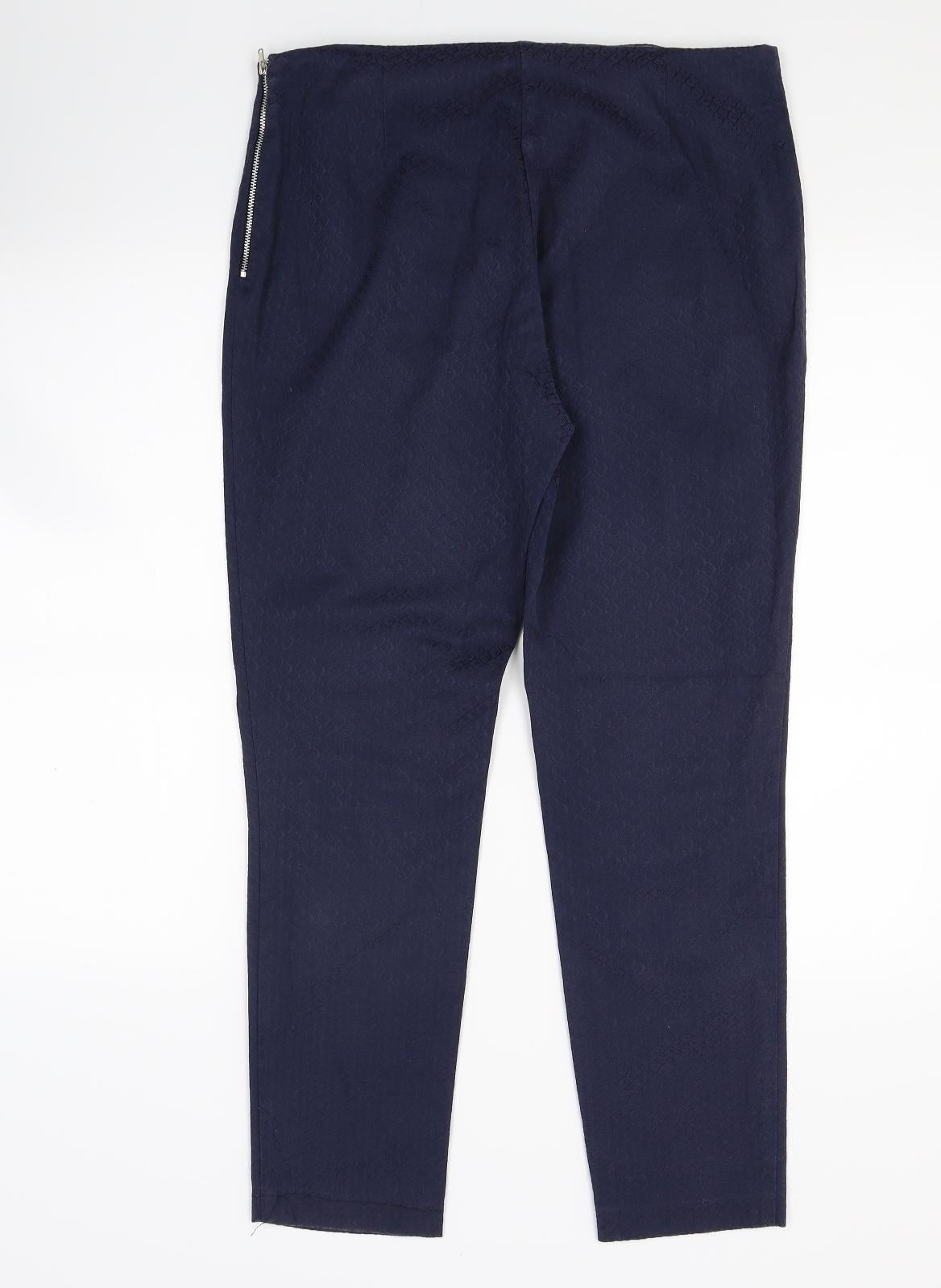 F&F Womens Blue   Trousers  Size 12 L26 in