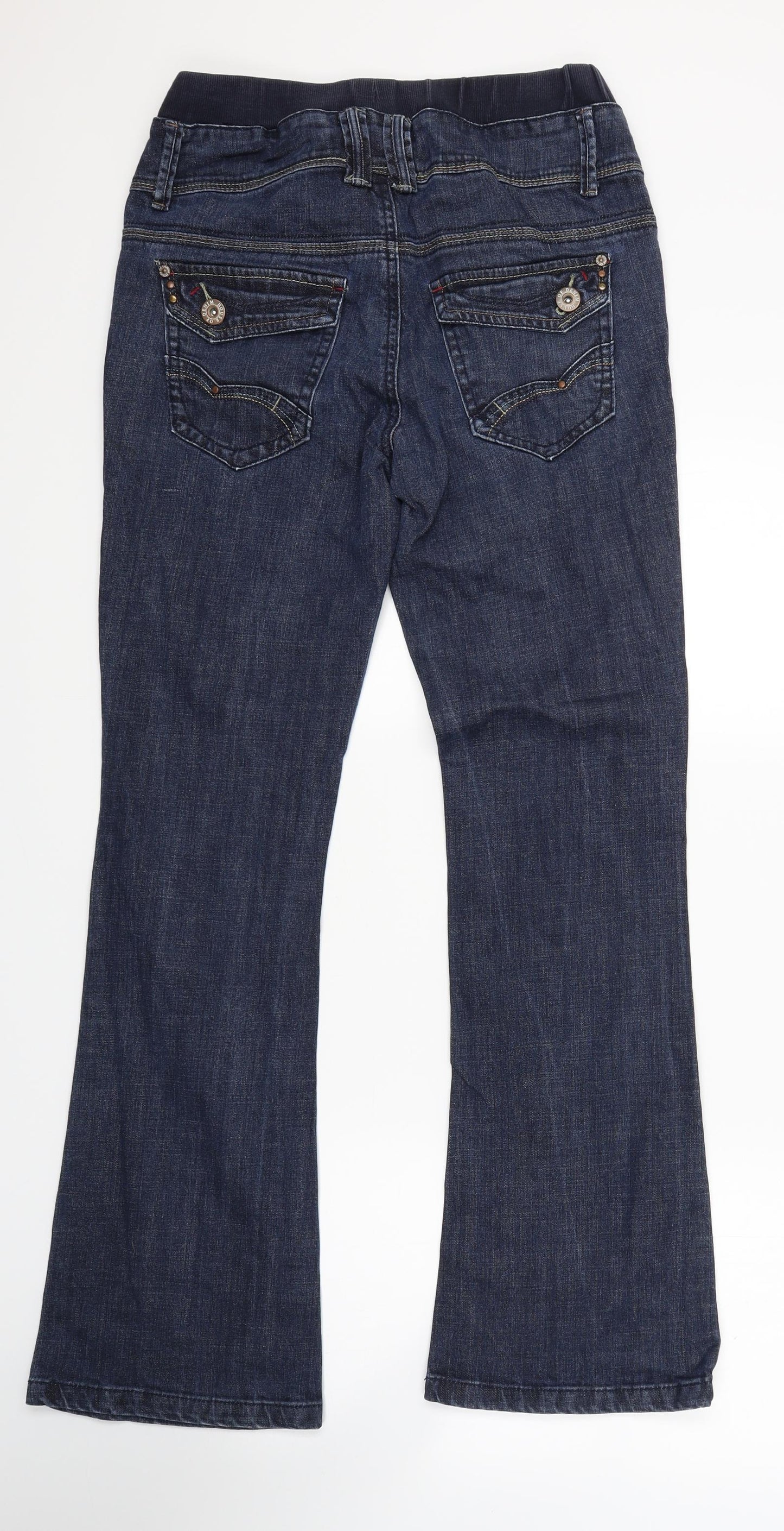 New Look Womens Blue  Denim Bootcut Jeans Size 10 L29 in