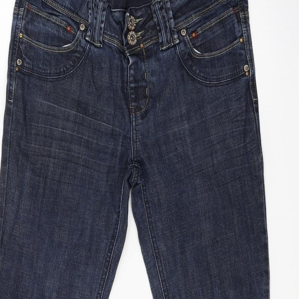 New Look Womens Blue  Denim Bootcut Jeans Size 10 L29 in