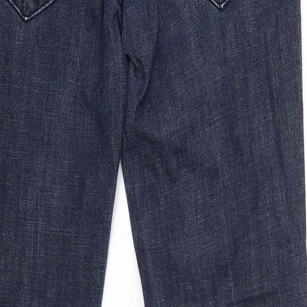 New Look Womens Blue  Denim Bootcut Jeans Size 10 L29 in