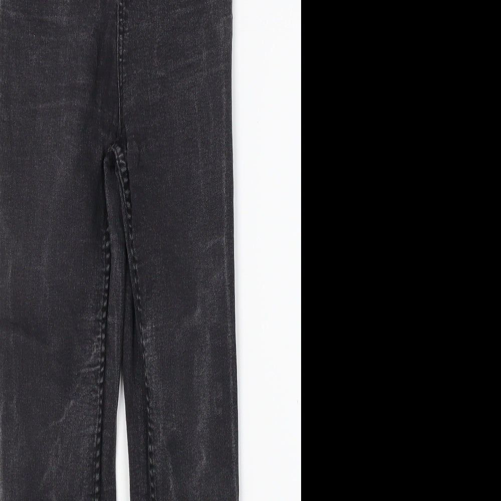 New Look Womens Black  Denim Jegging Jeans Size 8 L25 in