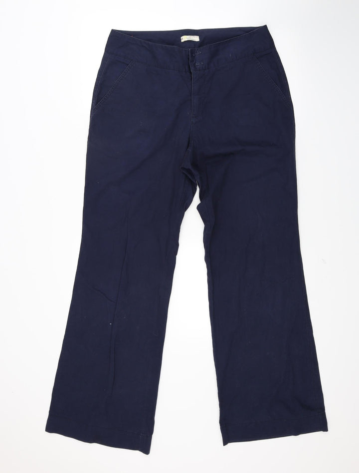 Jackpot Womens Blue Chino Trousers Size 16 L30 in