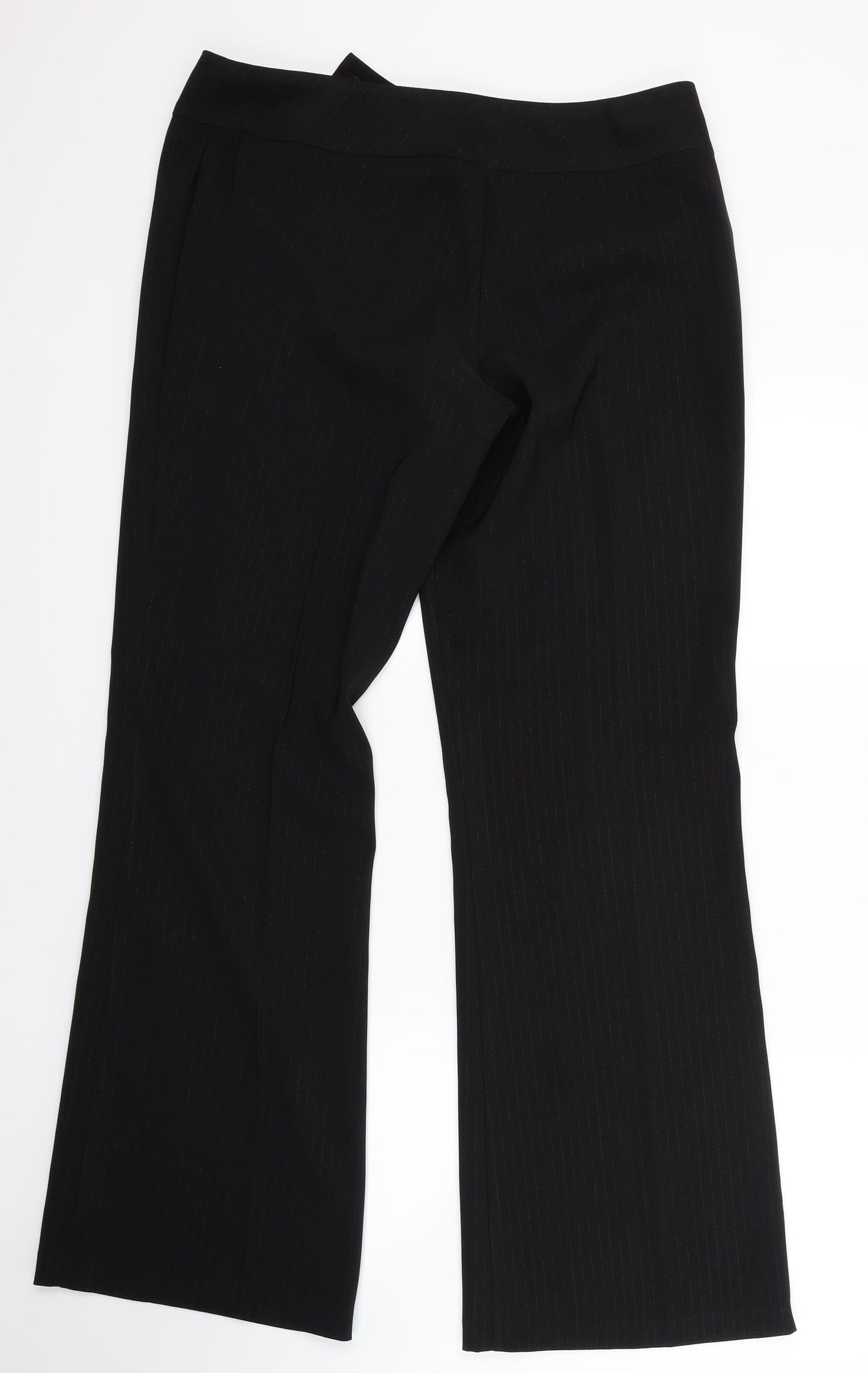 George Womens Black   Trousers  Size 16 L29 in