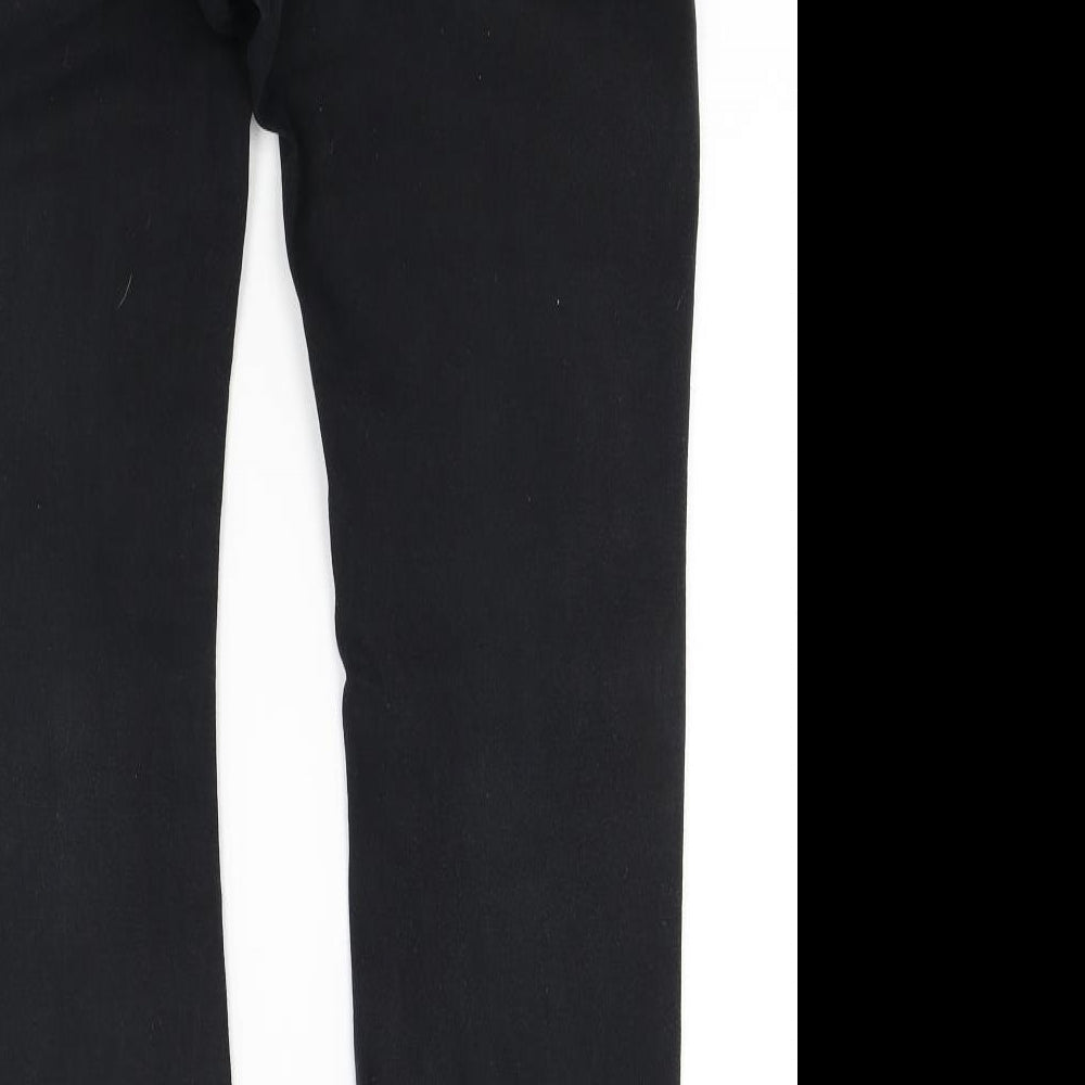 M&Co Womens Black  Denim Skinny Jeans Size 12 L20 in