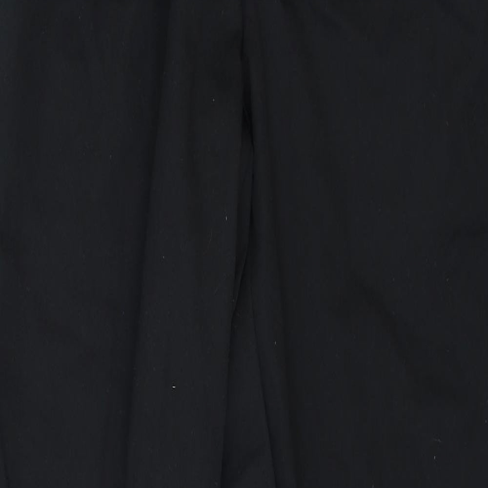 WHITES chefs clothing Mens Black   Trousers  Size S L32 in