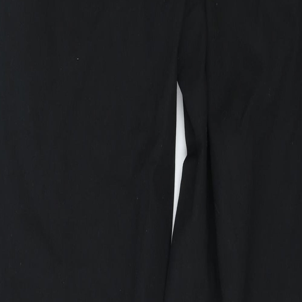 WHITES chefs clothing Mens Black   Trousers  Size S L32 in