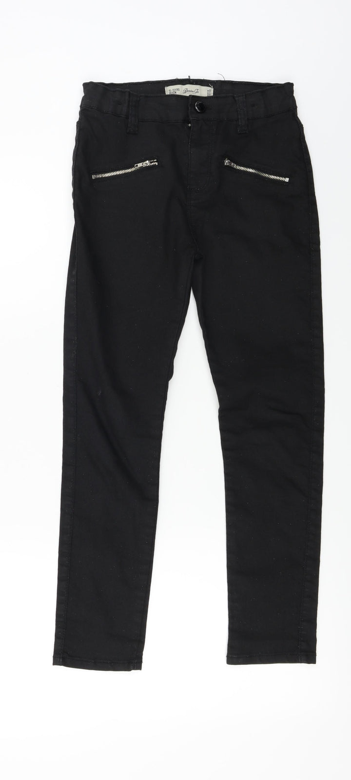 denim co Girls Black Skinny Jeans Size 10-11 Years