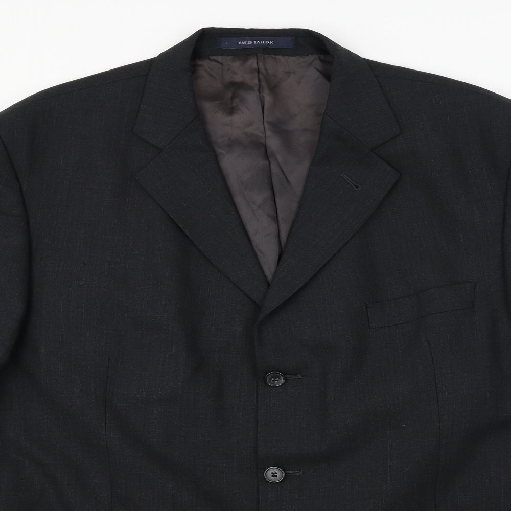 British Tailor  Mens Grey   Jacket Blazer Size L
