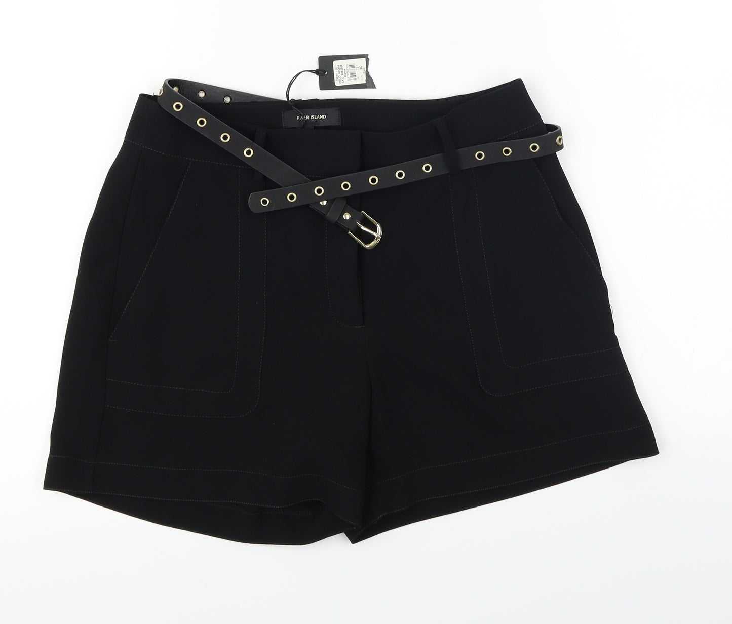 river island  Womens Black   Chino Shorts Size 10