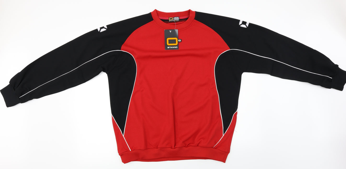 Stanno.com Mens Red   Pullover Jumper Size XL