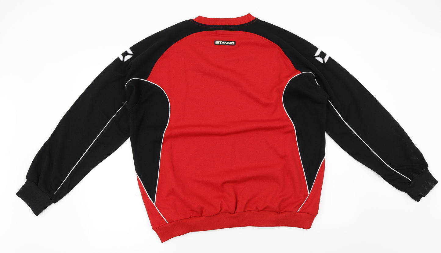 Stanno.com Mens Red   Pullover Jumper Size XL
