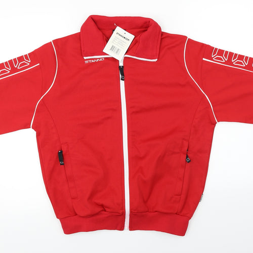 Stanno.com  Mens Red   Full Zip Jumper Size S