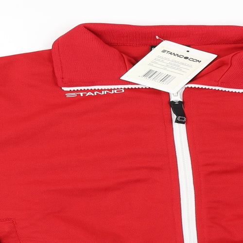 Stanno.com  Mens Red   Full Zip Jumper Size S