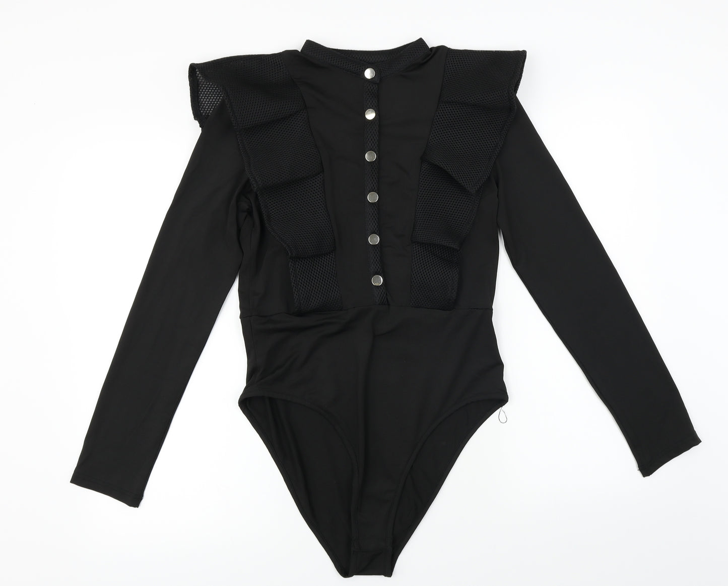 SheIn  Womens Black   Bodysuit One-Piece Size L