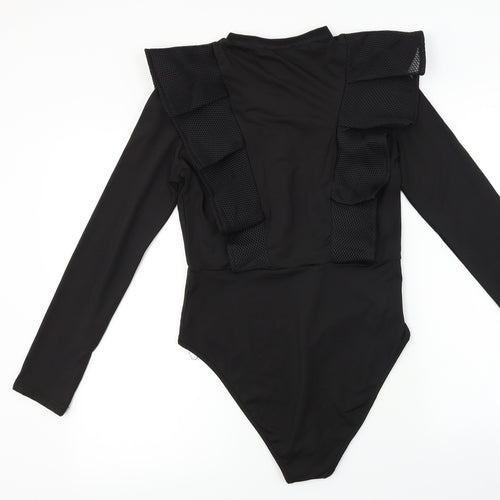 SheIn  Womens Black   Bodysuit One-Piece Size L
