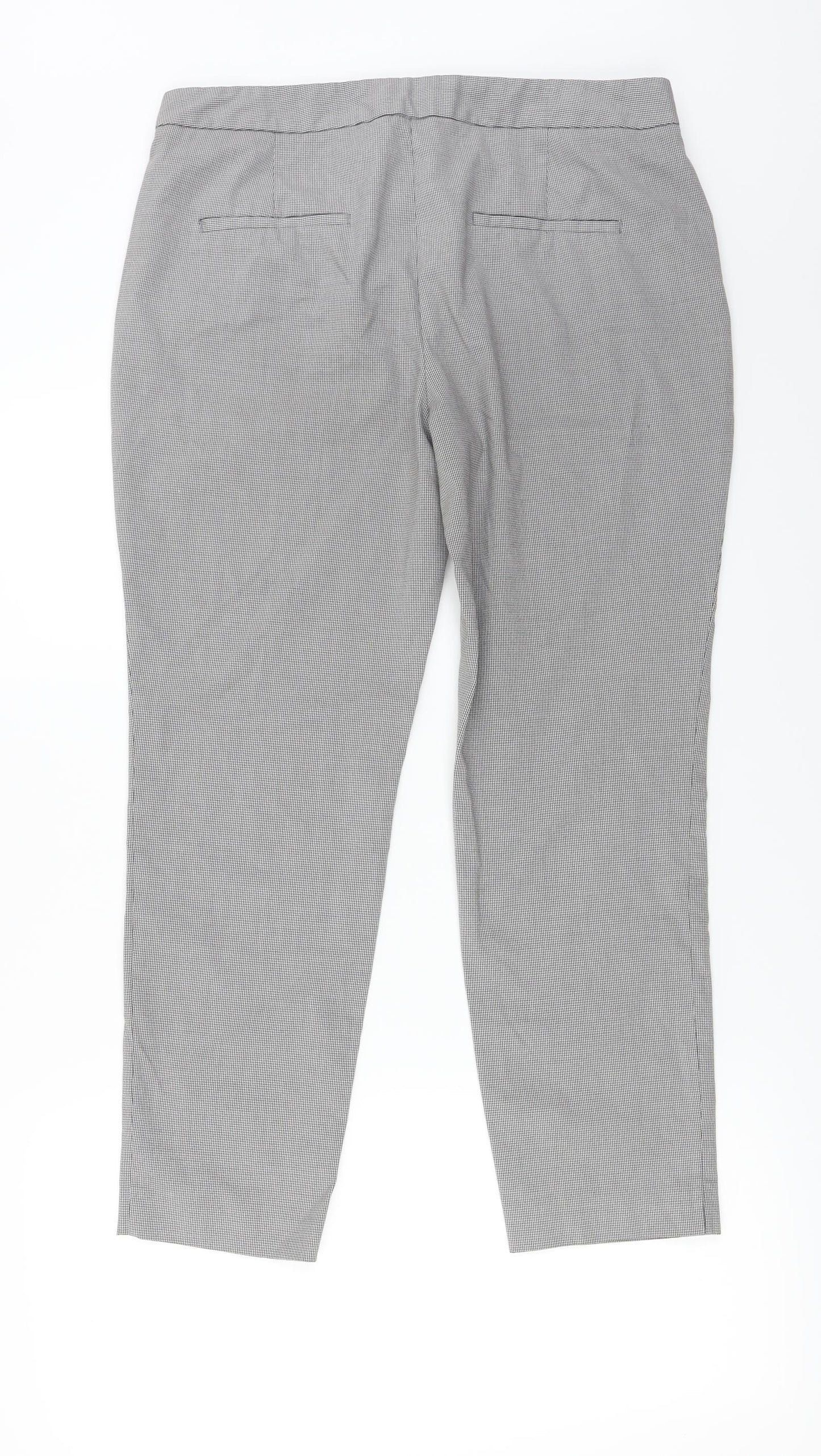 Zara  Womens Grey   Trousers  Size 32 in L24 in