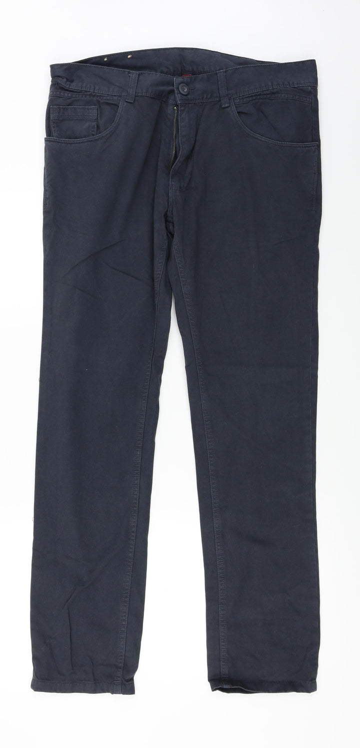 Denim & Co. Womens Blue Trousers Size 30 in L34 in