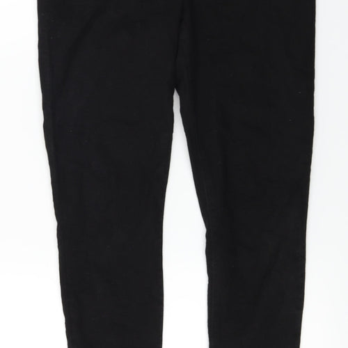 Studio Womens Black   Trousers  Size 10 L25 in
