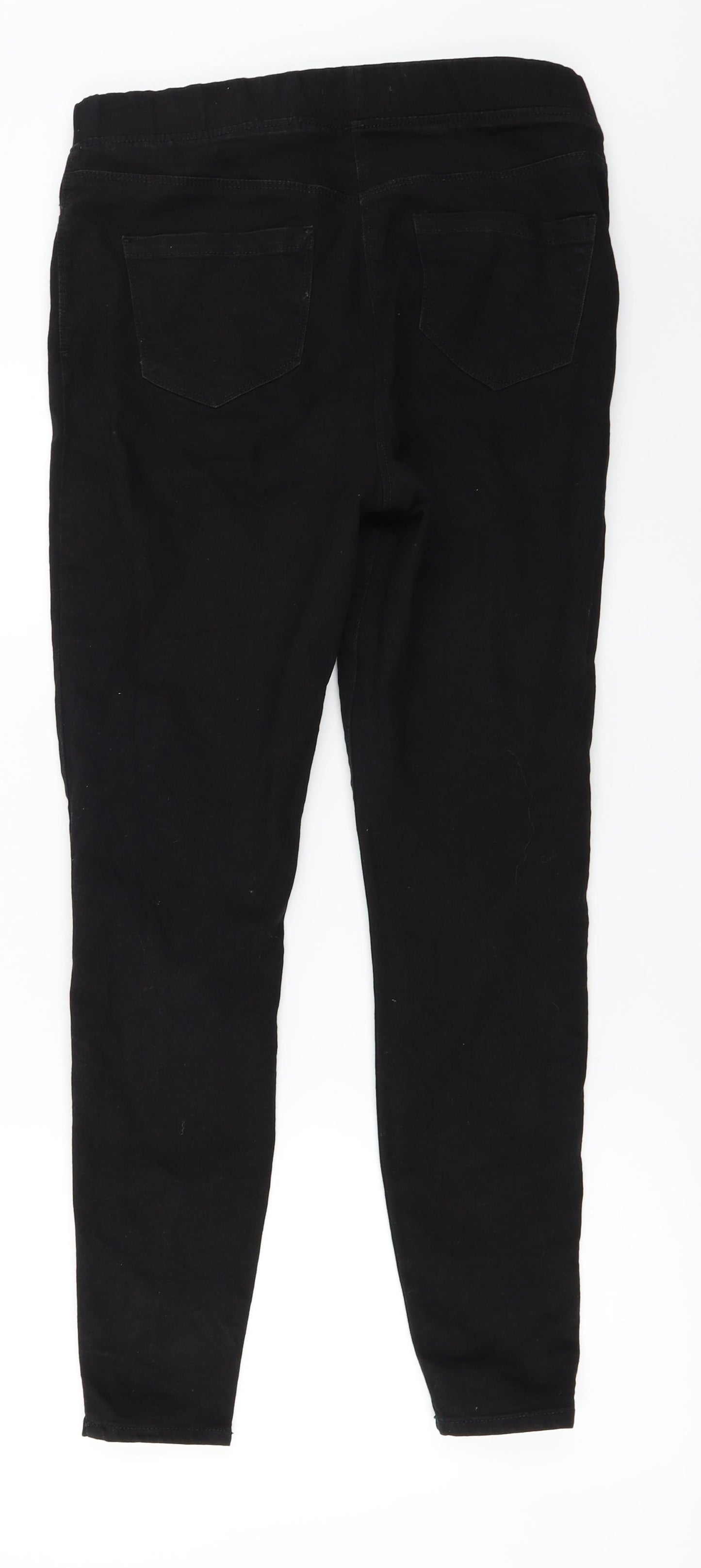 Studio Womens Black   Trousers  Size 10 L25 in