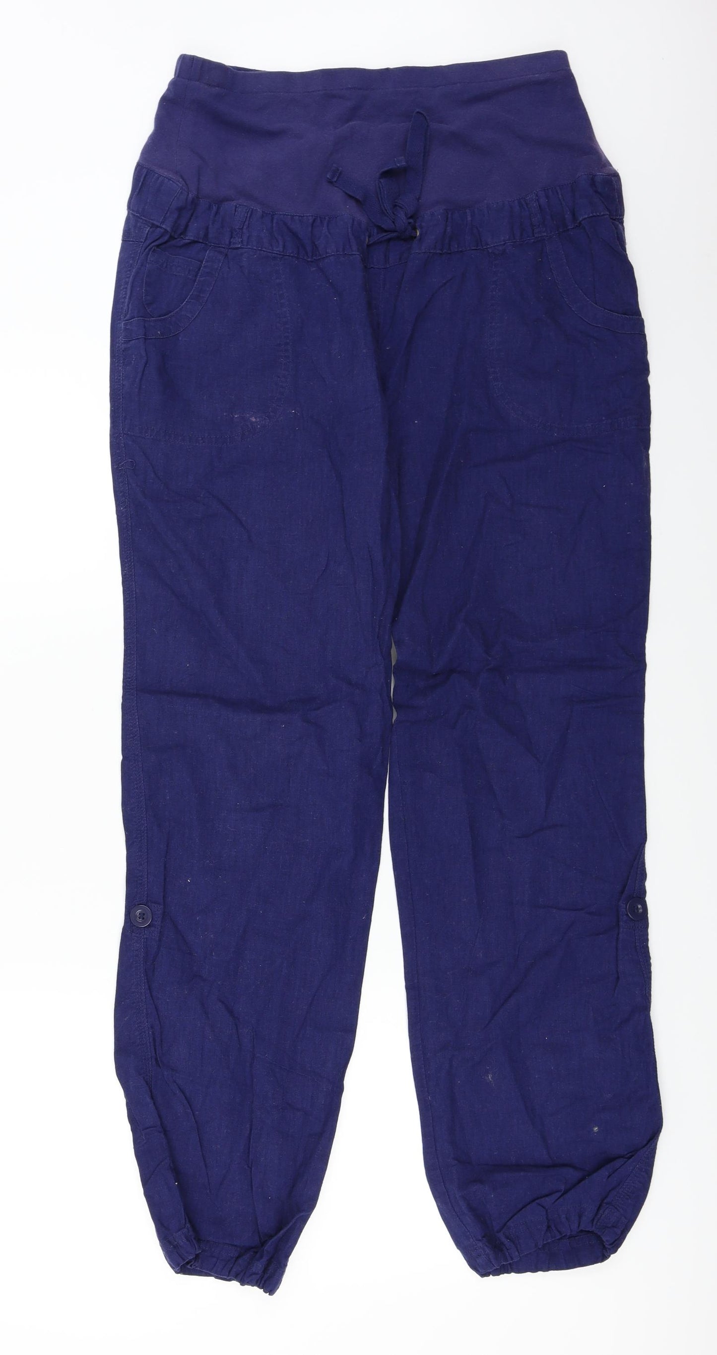 EVIE   Womens Blue   Trousers  Size 34 in L27 in