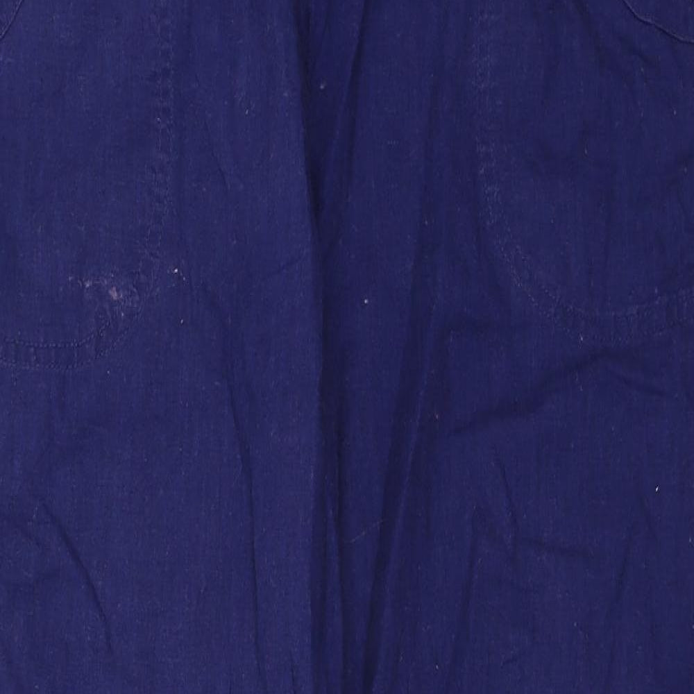 EVIE   Womens Blue   Trousers  Size 34 in L27 in