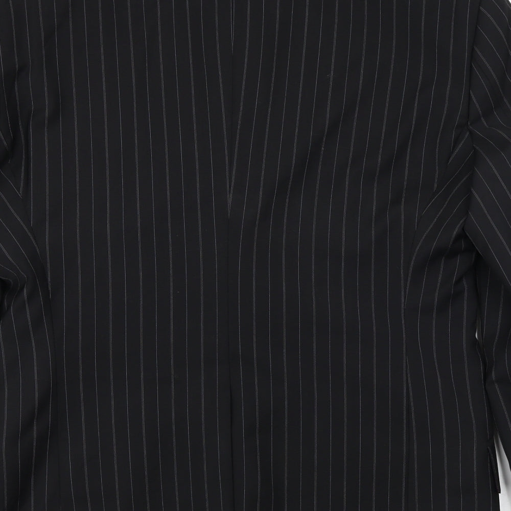 Ted Baker  Mens Black Striped  Jacket Blazer Size 34
