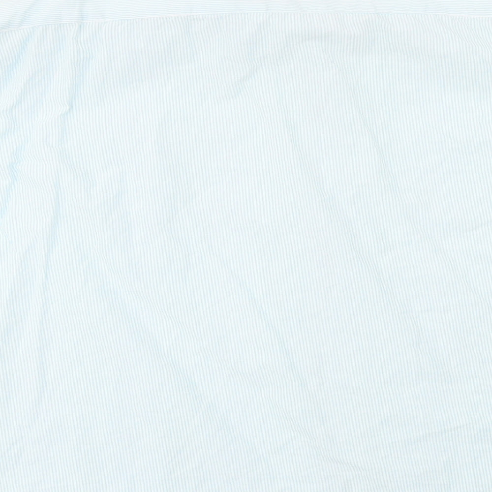 Easy  Mens Blue Striped   Button-Up Size XL