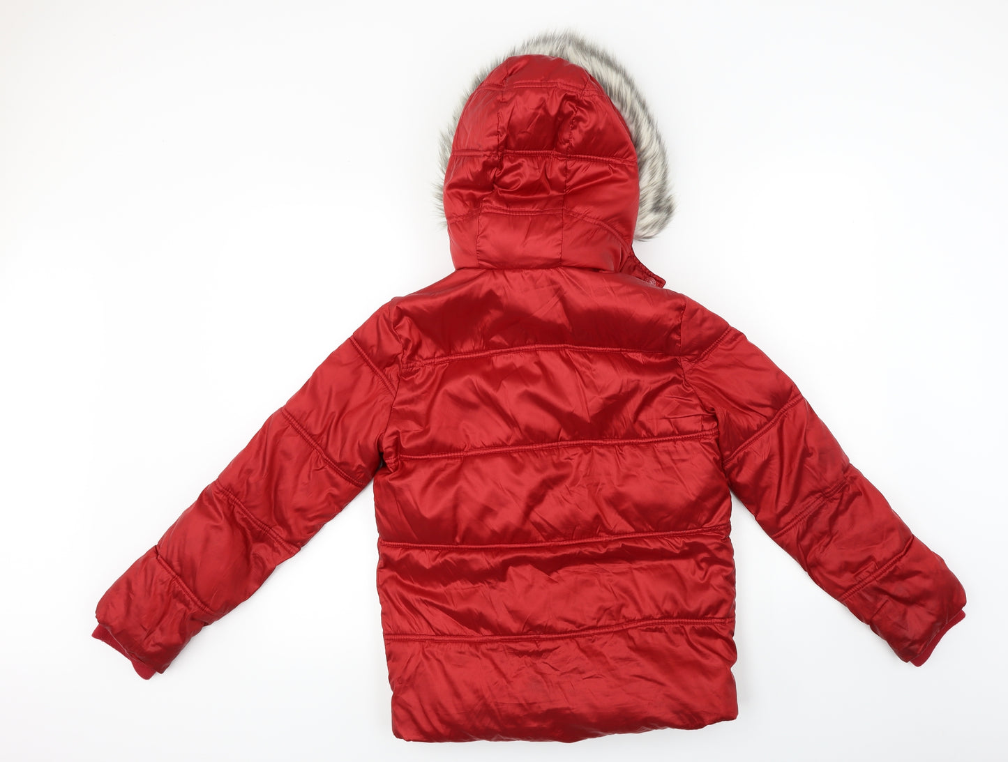 Abercrombie & Fitch  Girls Red   Jacket Coat Size 10-11 Years