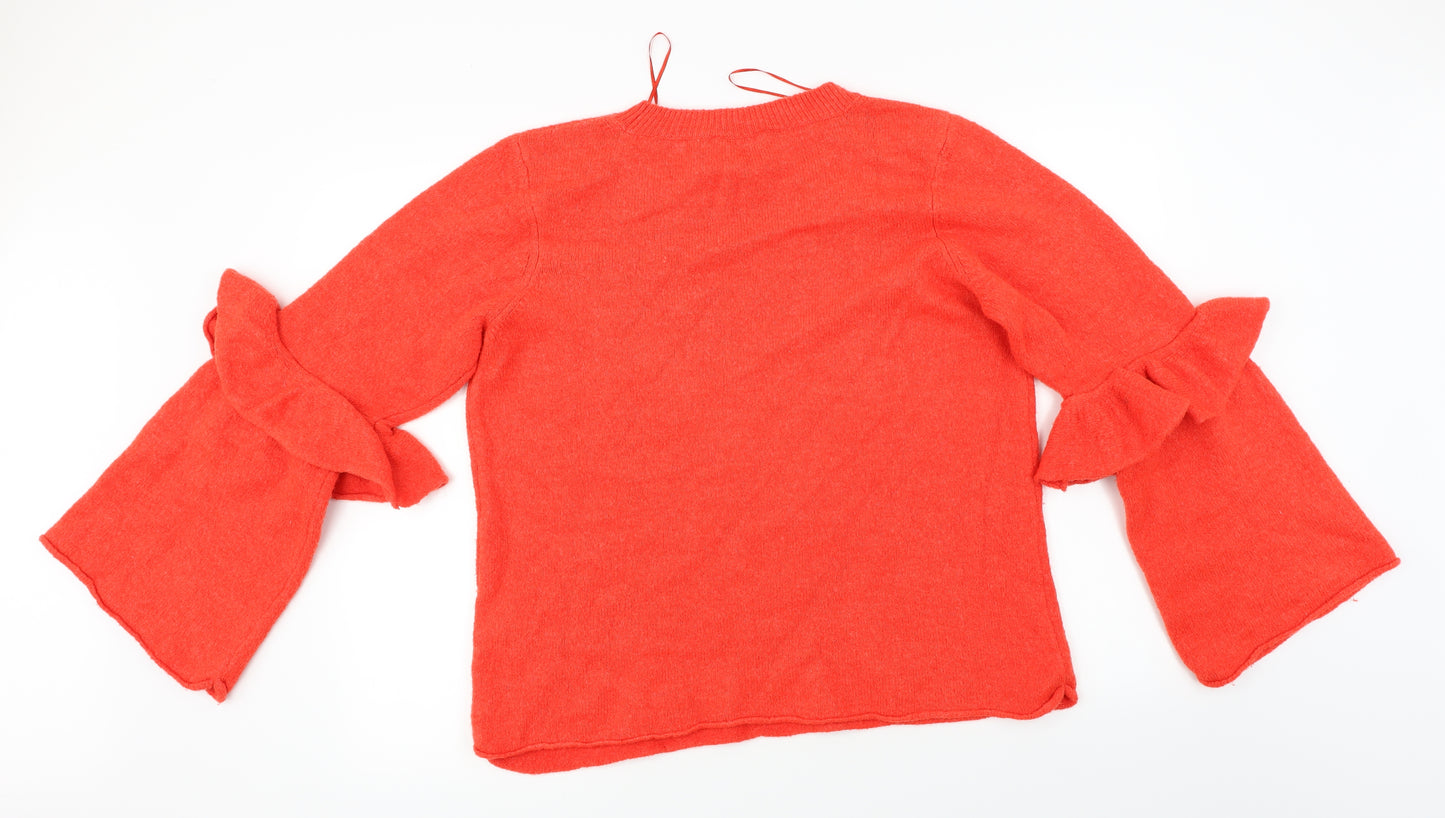 F&F  Womens Red   Pullover Jumper Size 14