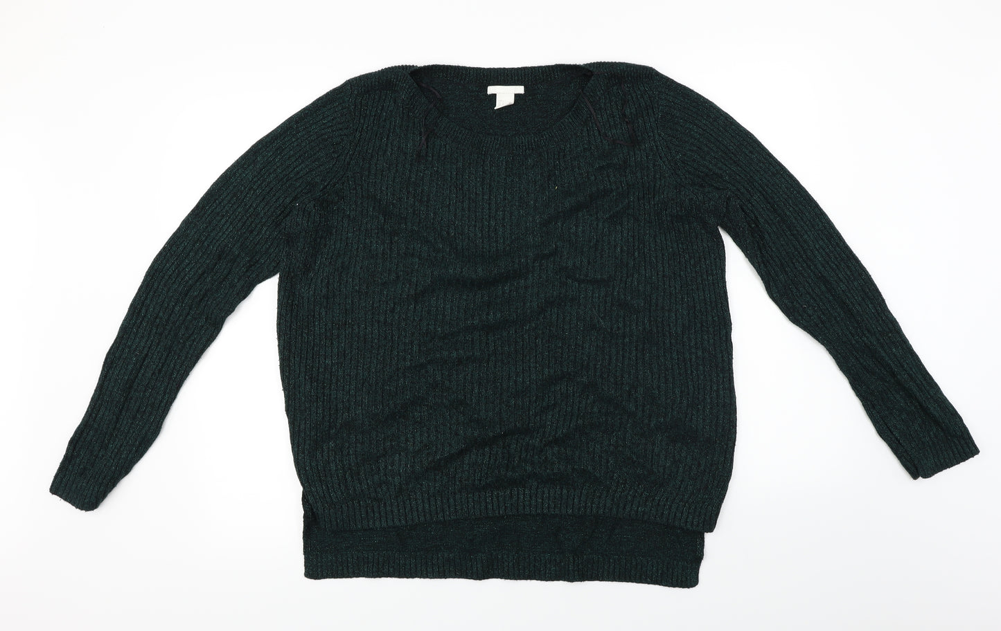 H&M  Womens Green   Pullover Jumper Size L