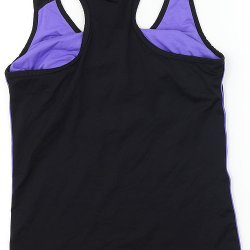 WORKOUT  Womens Black   Basic T-Shirt Size 16