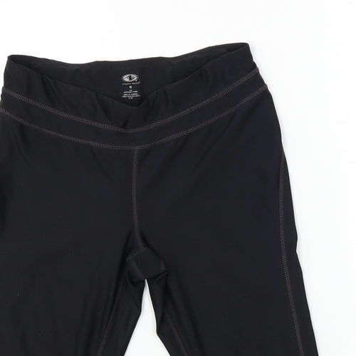 authentic works  Womens Black   Cropped Leggings Size S