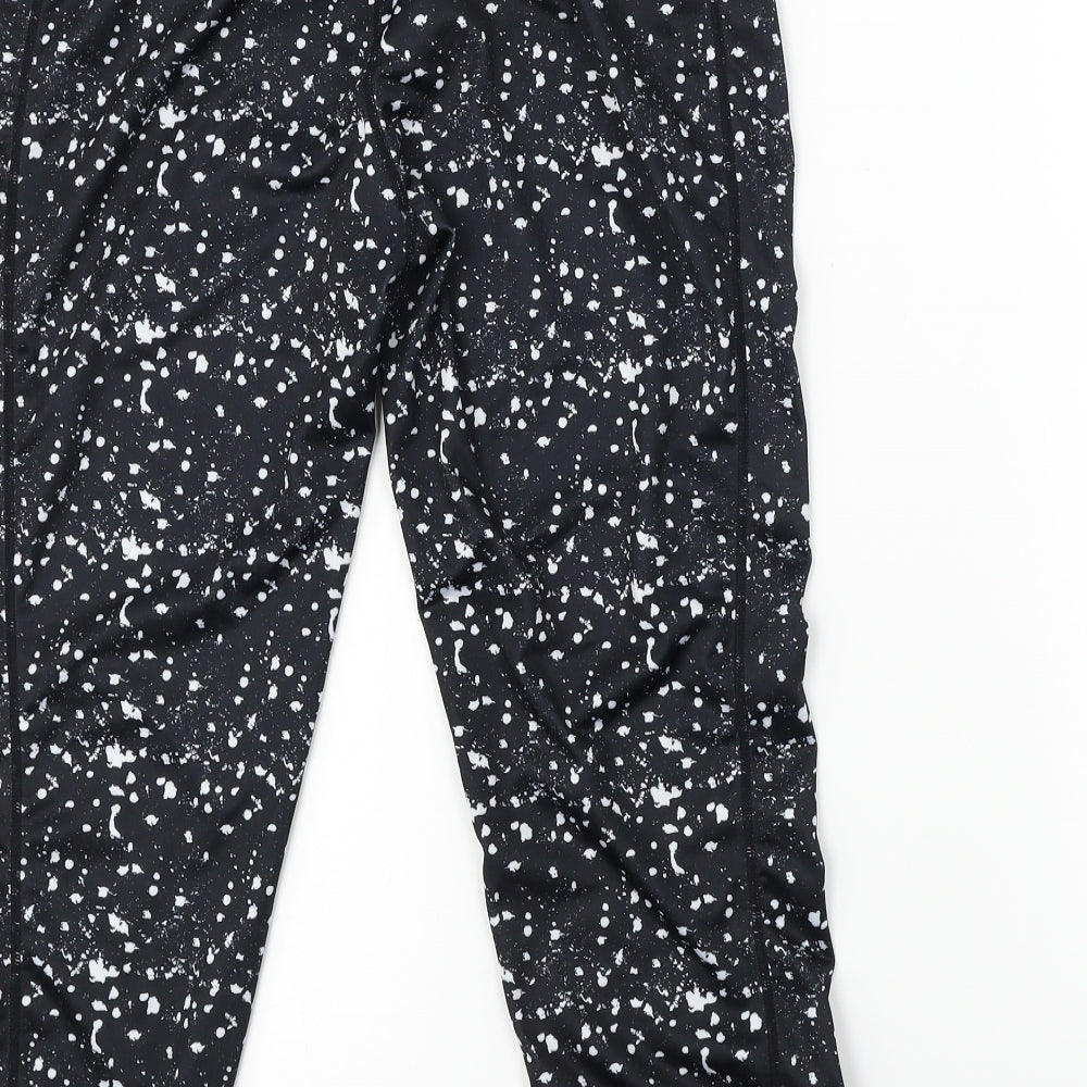Matalan  Womens Black   Cropped Leggings Size M L20 in
