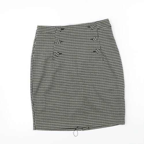 H&M  Womens Beige   A-Line Skirt Size 8