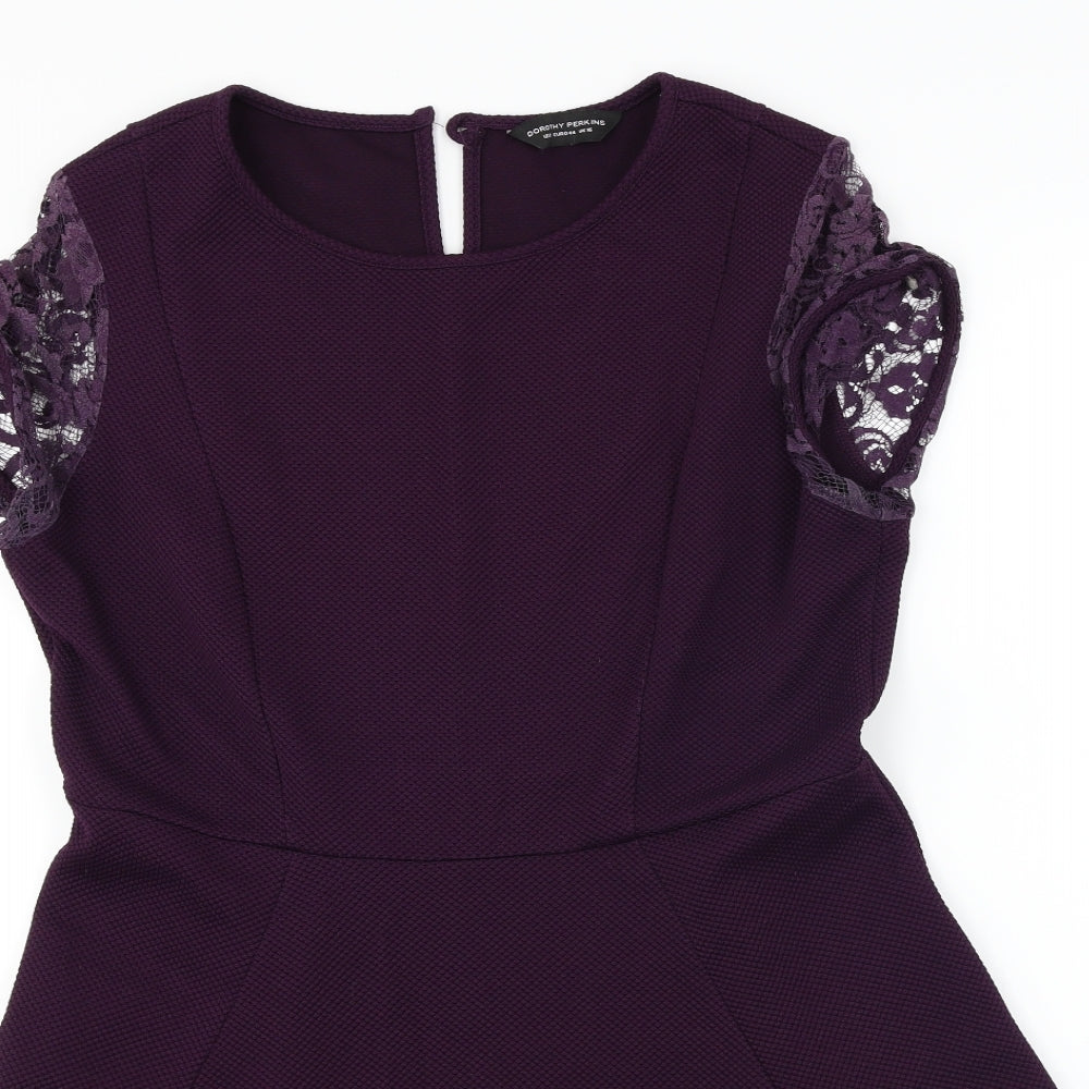 Dorothy Perkins  Womens Purple   A-Line  Size 12