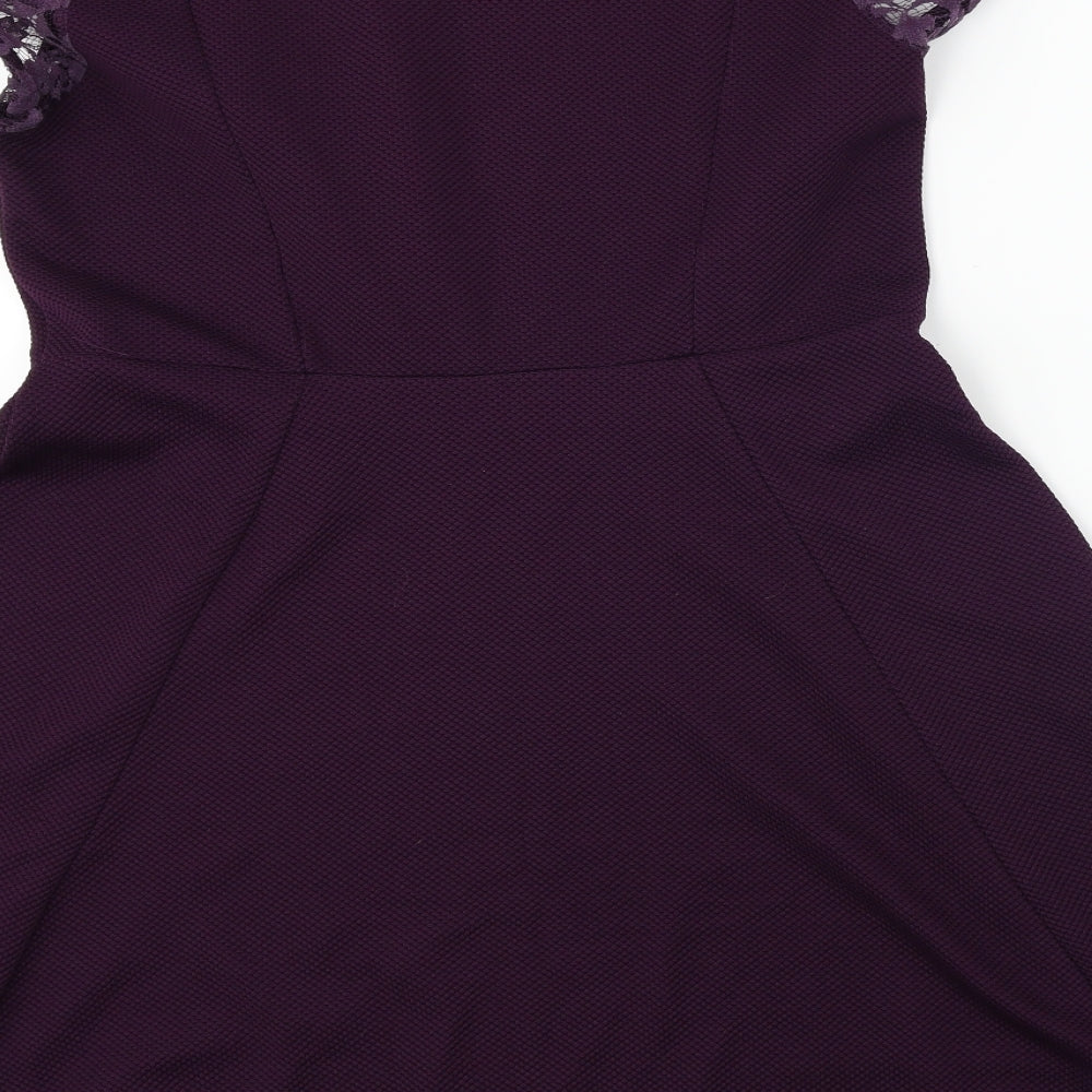 Dorothy Perkins  Womens Purple   A-Line  Size 12