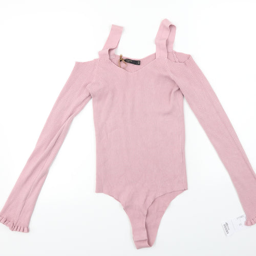 Vogue  Womens Pink   Bodysuit One-Piece Size XS
