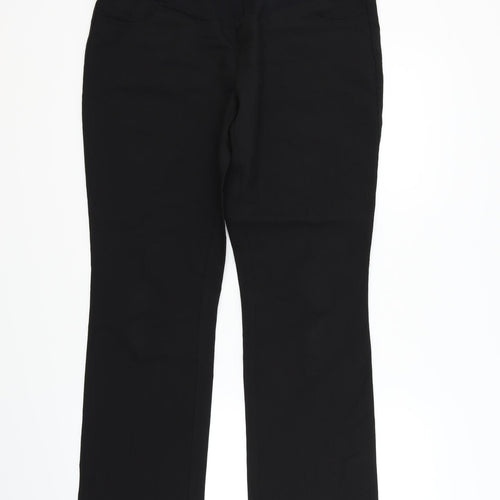 New Look Womens Black   Trousers  Size 12 L28 in