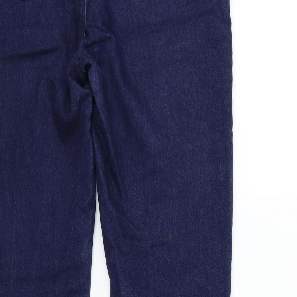 deniem & co Womens Blue   Trousers  Size 12 L29 in