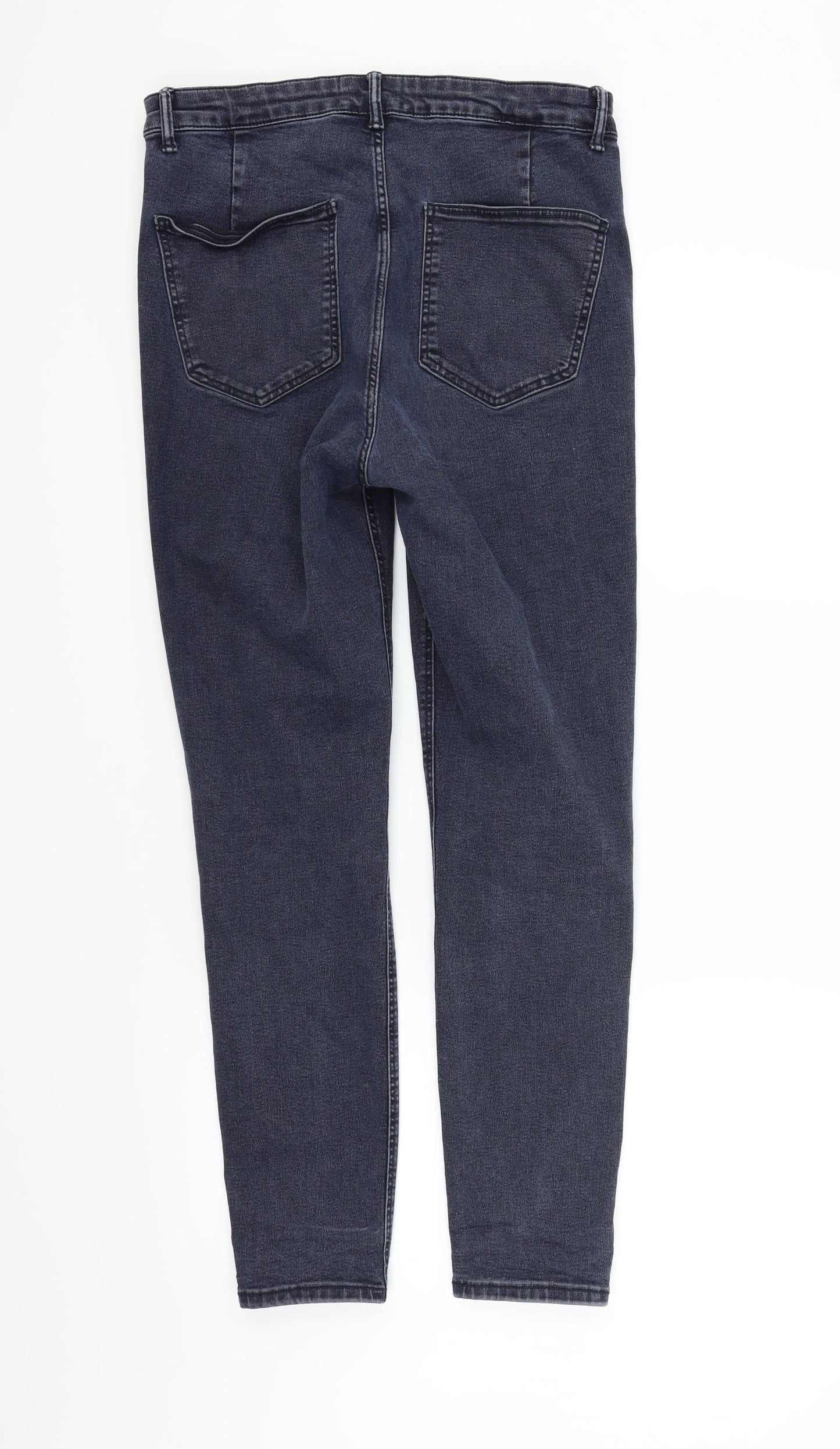 Zara Womens Blue   Trousers  Size 16 L27 in