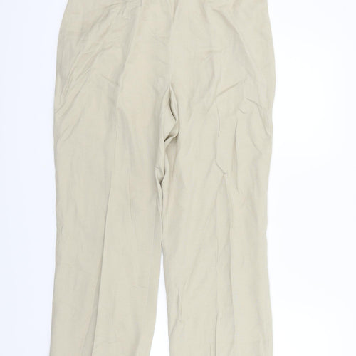 PLANET Womens Beige   Trousers  Size 10 L23 in
