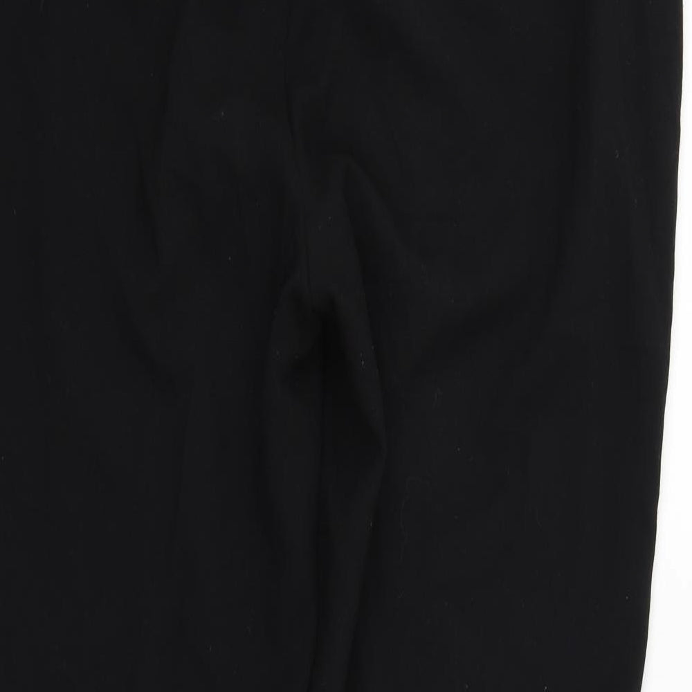 FWM Womens Black   Trousers  Size 16 L26 in