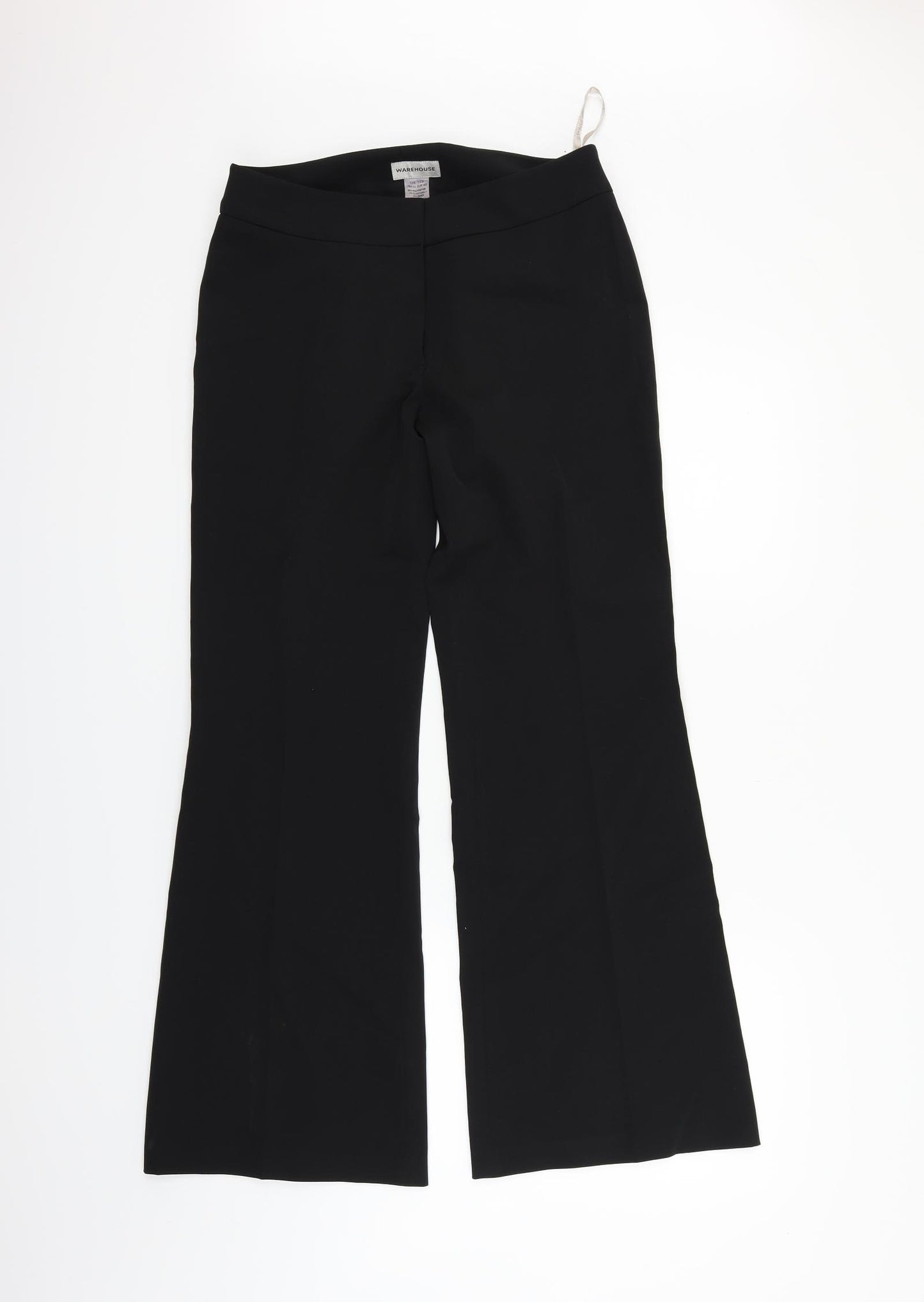 Warehouse Womens Black   Trousers  Size 12 L30 in