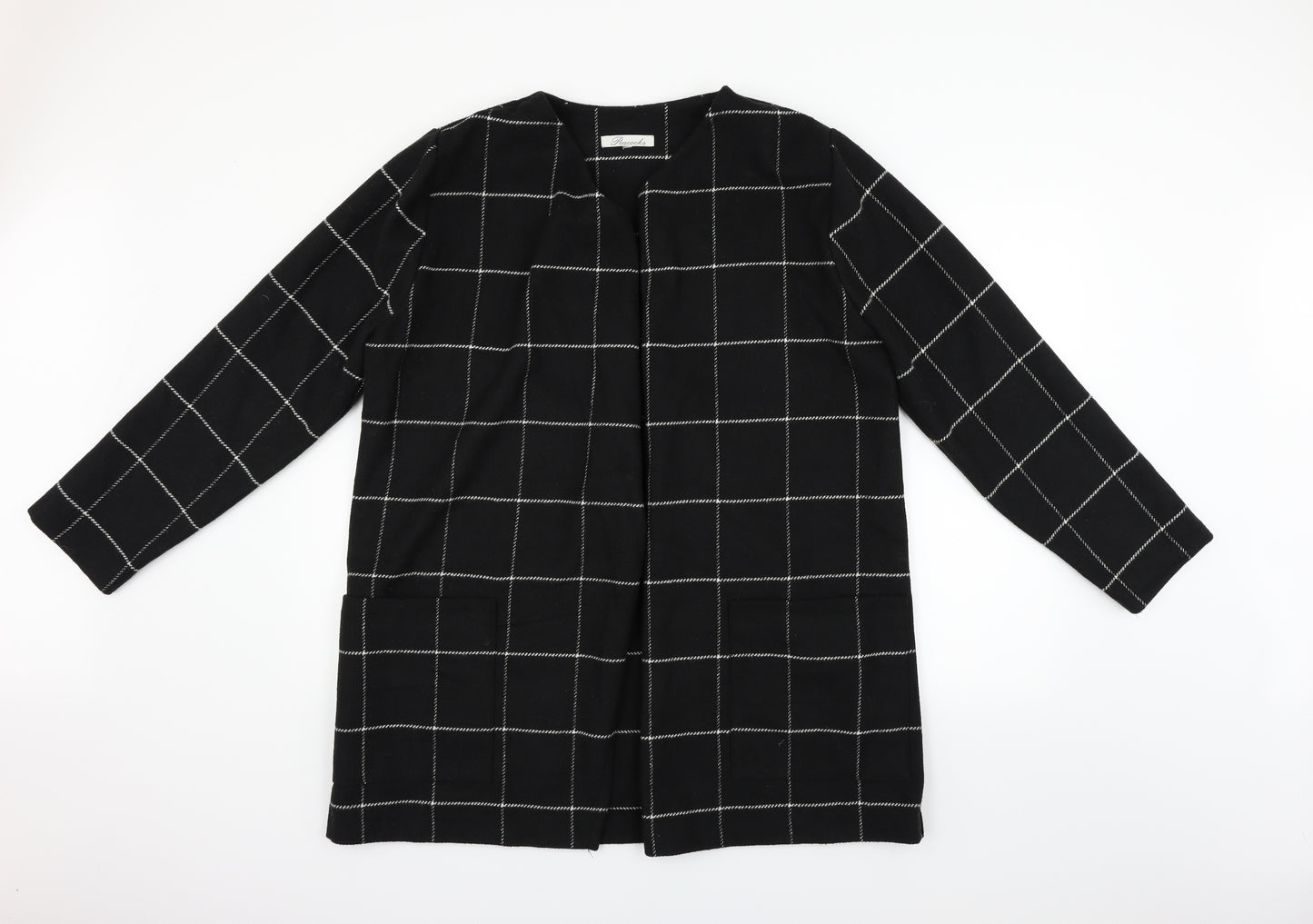 Peacocks Womens Black   Jacket  Size L