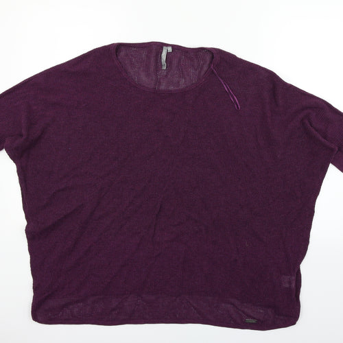 Sweaty Betty Womens Purple   Pullover Jumper Size M